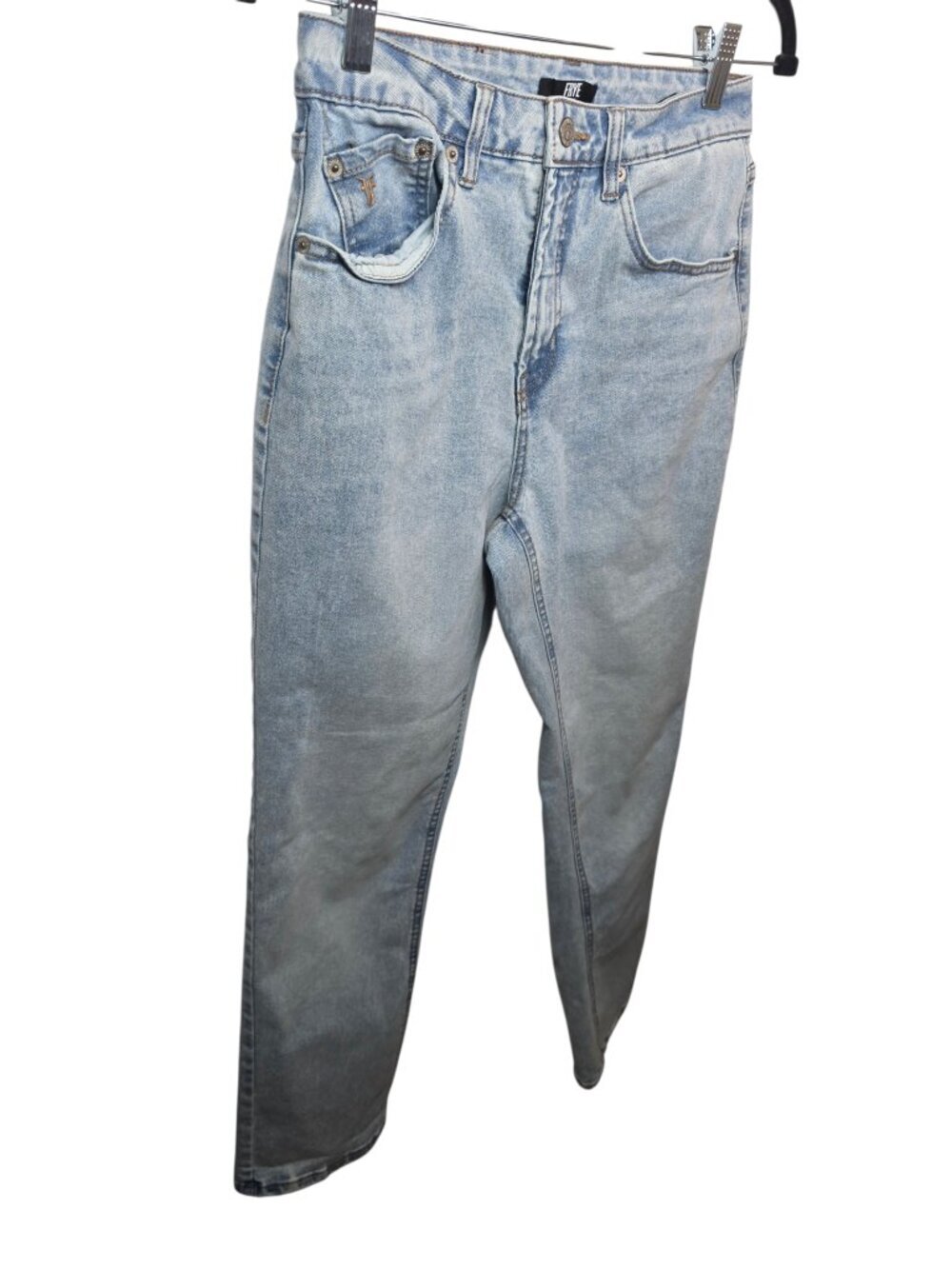 Frye Women's Light Wash Straight Leg Cowgirl Festival Jeans Sz 26